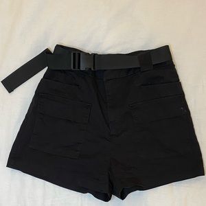 Garage Women’s Black Mini Cargo Shorts